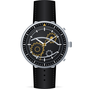 Skeleton Chronograph — Black